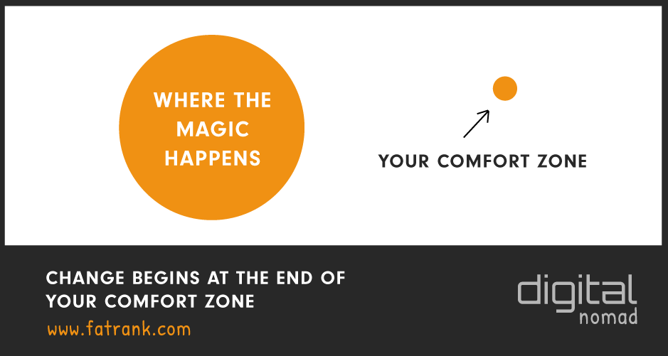 Change Begins Out of Your Comfort Zone
