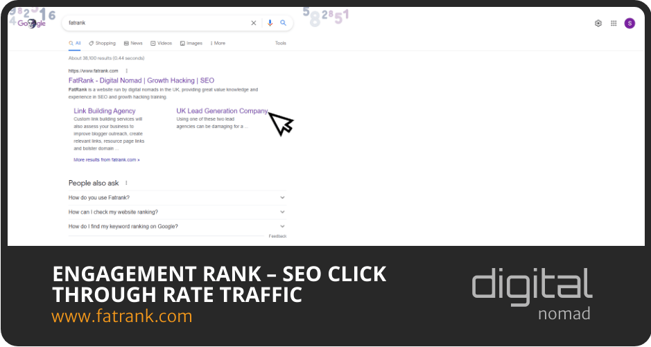 Engagement Rank - SEO Click Through Rate Traffic