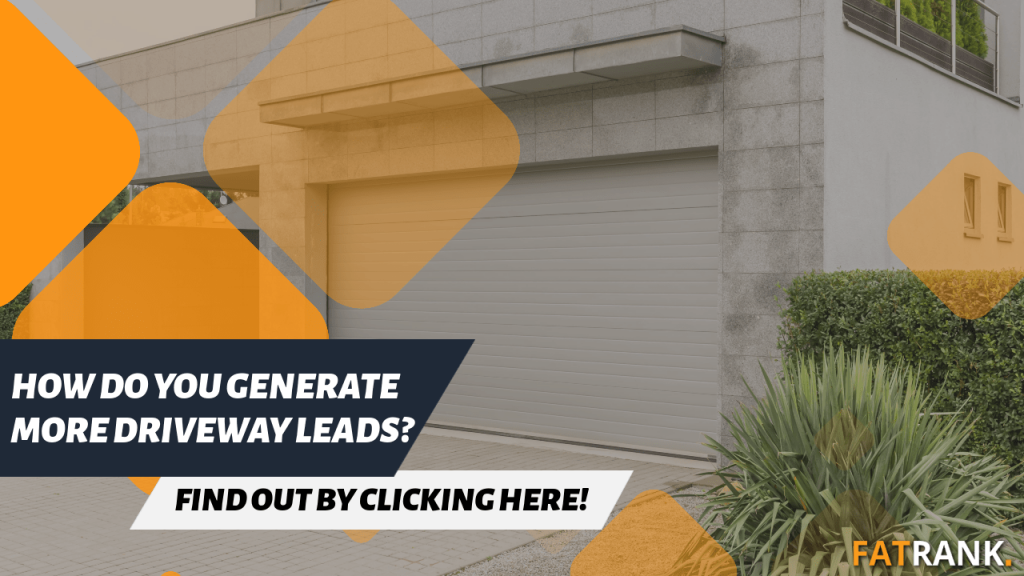 How do you generate more driveway leads