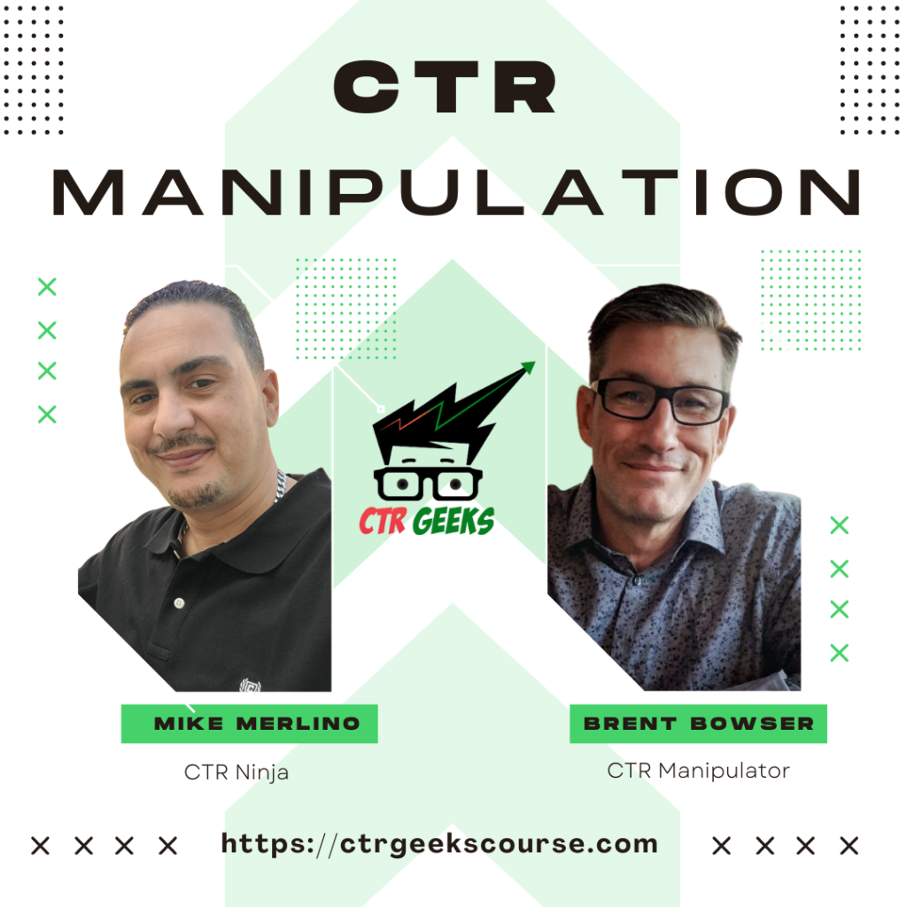 Mike Merlino and Brent Bowser - CTR GEEKS COURSE
