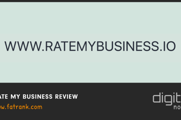 Rate My Business Review - FatRank