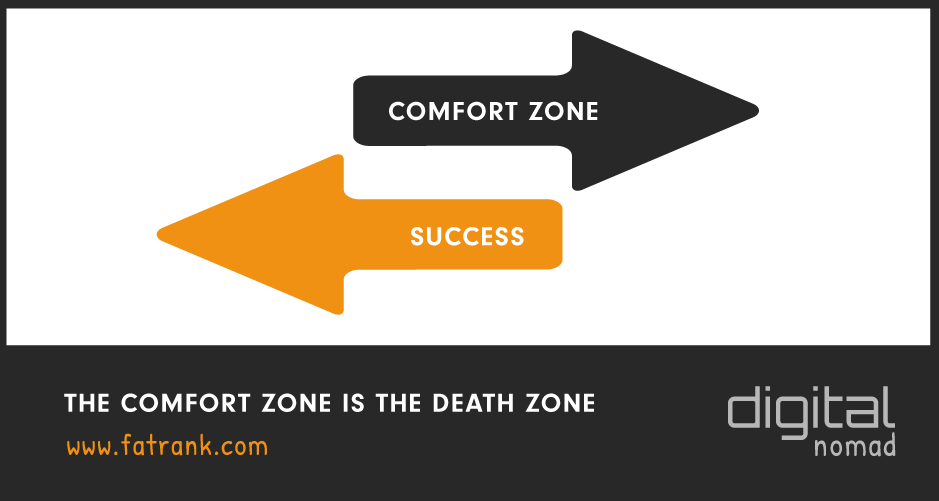 Success Happens Outside Your Comfort Zone
