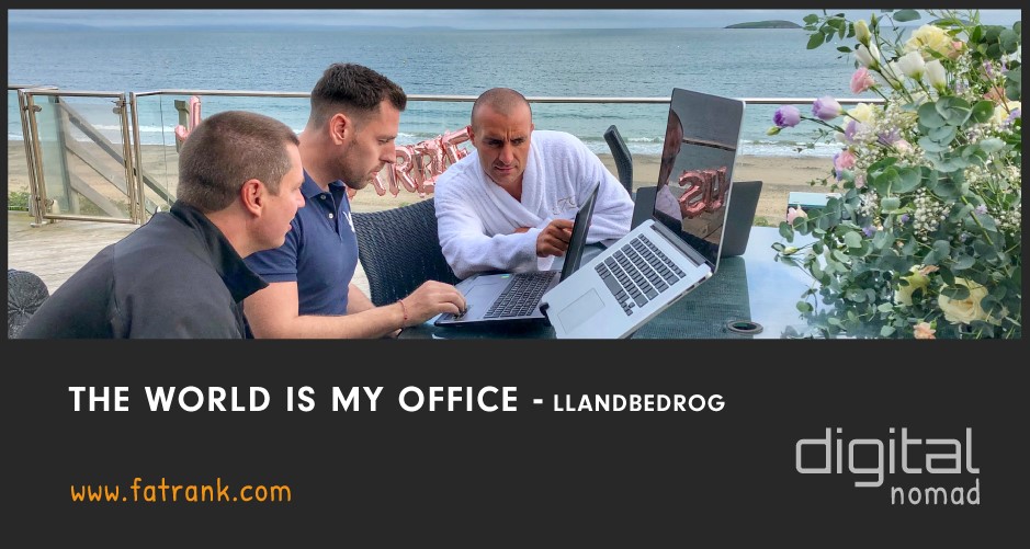 The World is My Office - Llandbedrog, Wales
