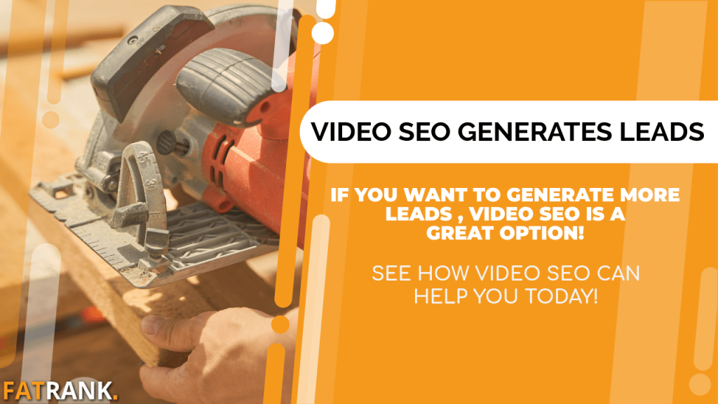 Video seo generates joiner leads