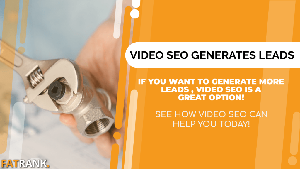 Video seo generates plumber leads