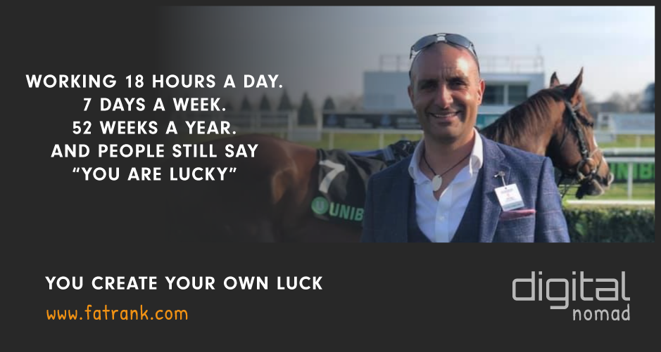 You Create Your Own Luck - James Z Dooley